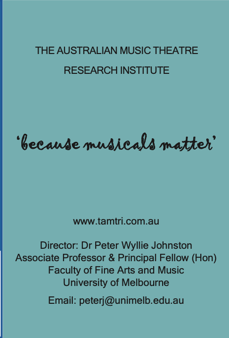 The Australian Music Theatre Research Institute
